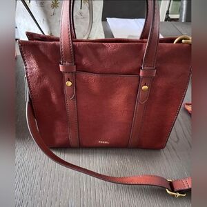 Fossil Kingston Satchel - Color is Brown